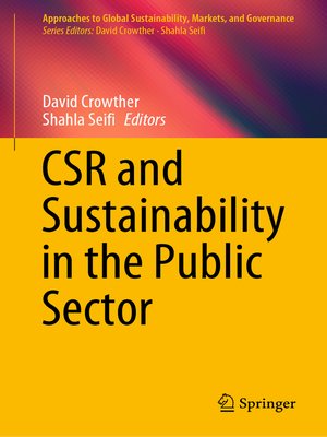 cover image of CSR and Sustainability in the Public Sector